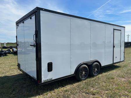 New 2027 Rock Solid 8.5x20 Tandem 10K Cargo w/ 7' Interior Height, .080 Exterior, & Ramp Door