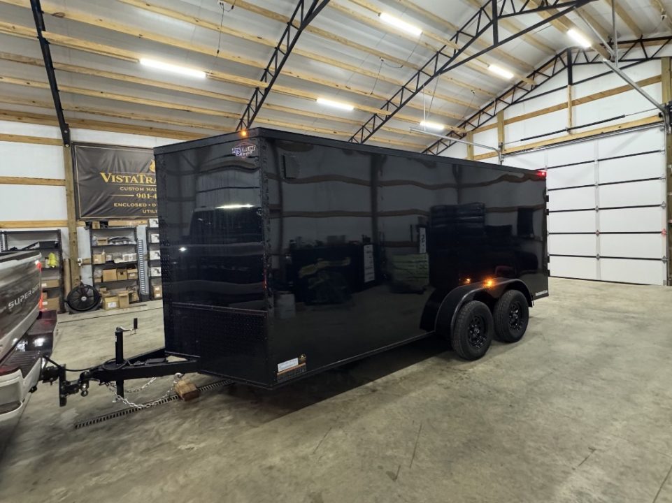 New 2027 PowerLine Cargo 7x16TA Barn Door Cargo / Enclosed Trailer