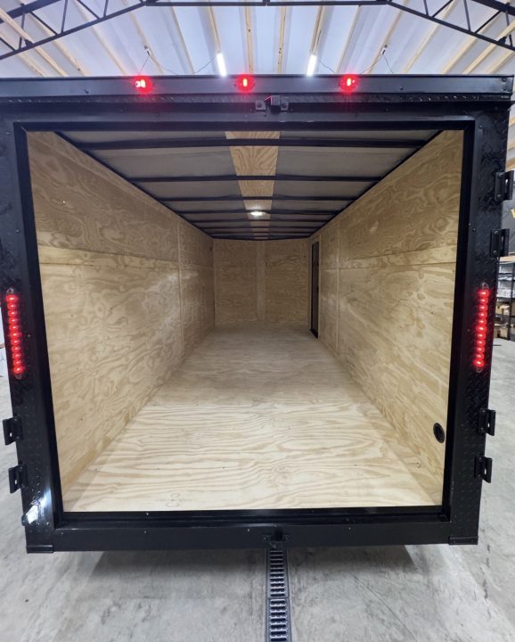 New 2027 PowerLine Cargo 7x16TA Barn Door Cargo / Enclosed Trailer