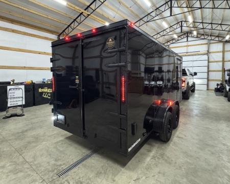 New 2027 PowerLine Cargo 7x16TA Barn Door Cargo / Enclosed Trailer