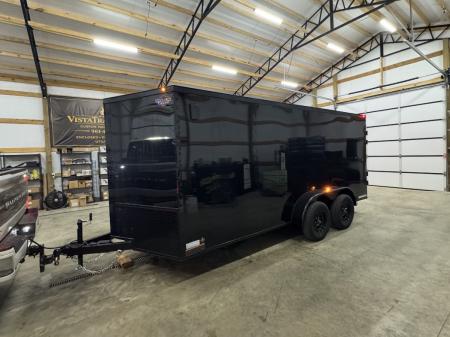 New 2027 PowerLine Cargo 7x16TA Barn Door Cargo / Enclosed Trailer
