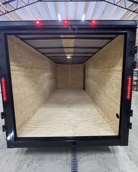 New 2027 PowerLine Cargo 7x16TA Barn Door Cargo / Enclosed Trailer