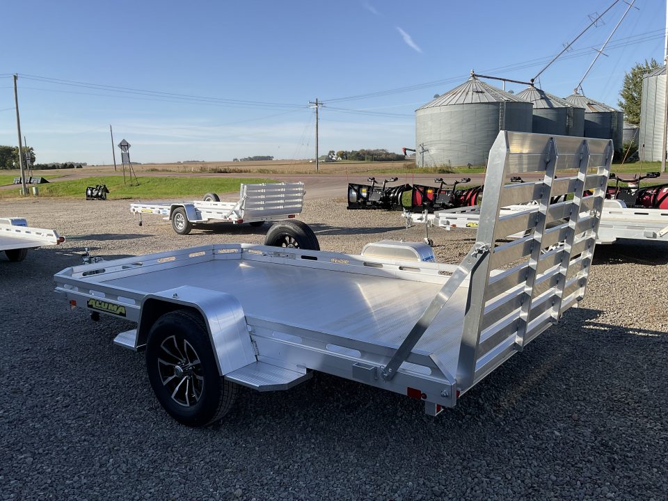 New 2027 Aluma 7712H-STG Utility Trailer