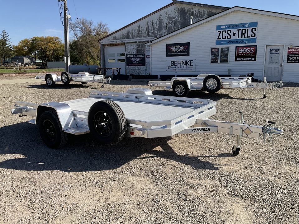 New 2027 Aluma EX7712H-SLR Utility Trailer