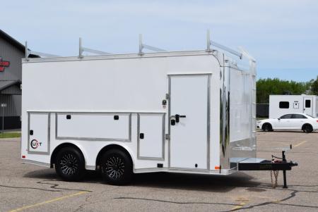 New 2027 United UXT 8.5x16 Pro Contractor w/ Ladder Racks, Tool Crib & 30A Electrical