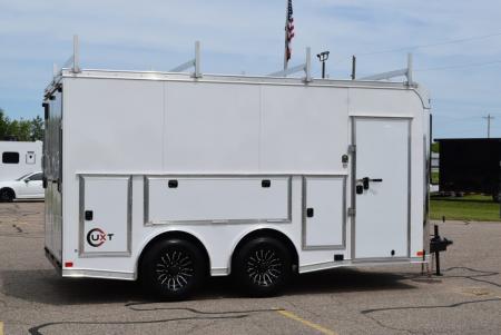New 2027 United UXT 8.5x16 Pro Contractor w/ Ladder Racks, Tool Crib & 30A Electrical