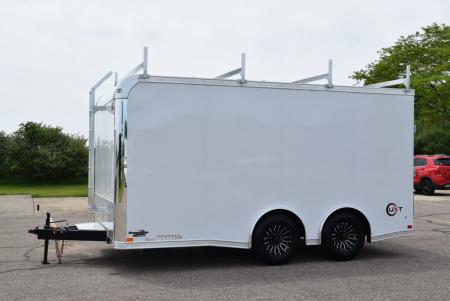 New 2027 United UXT 8.5x16 Pro Contractor w/ Ladder Racks, Tool Crib & 30A Electrical