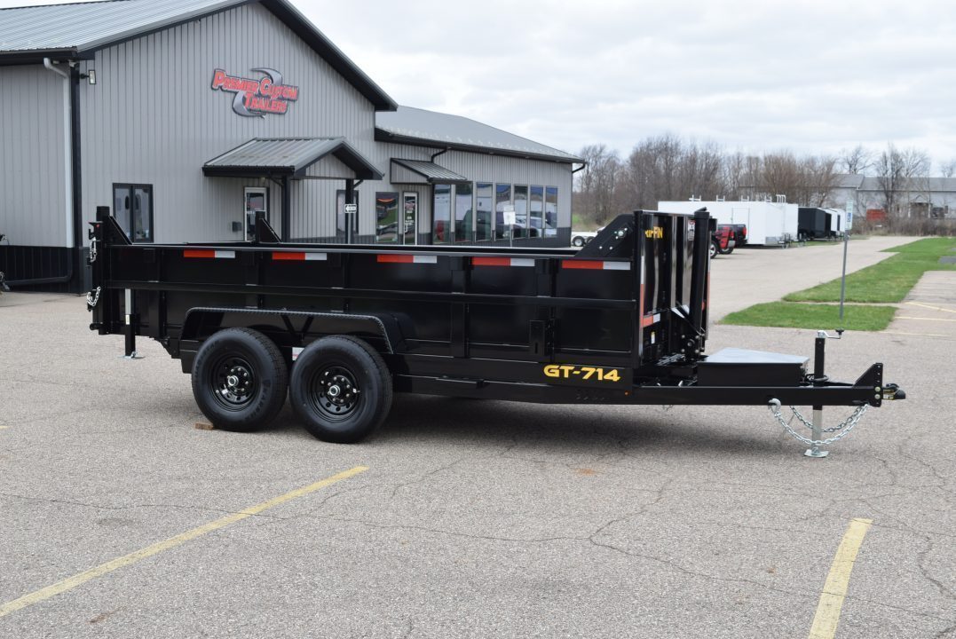 New GRIFFIN 7x14 14K DUMP TRAILER w/ TELESCOPING CYLINDER