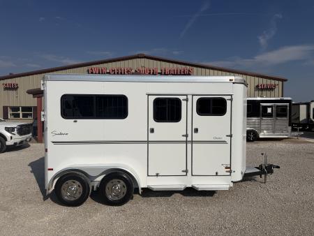Used 2011 Sundowner 2 Horse Bumper Pull Horse Trailer