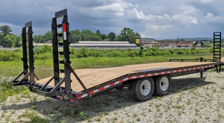 New 2027 Quality 18+5 HD Pro Deckover Tagalong w/ Stand Up Ramps