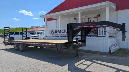 New 2027 Quality 20+4 Pro Deckover Gooseneck w/ Spring Assist Ramps