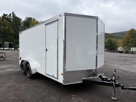 New 2027 Wells Cargo Fasttrac Deluxe 7x16 6'6  7K Cargo / Enclosed Trailer with Ramp Door
