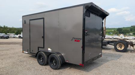 New 2027 Homesteader 7x14 Intrepid V-Nose Cargo Trailer w/ Ramp Door (EZ-EXIT DOOR!!!)