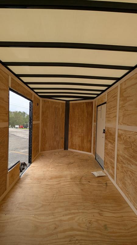 New 2027 Homesteader 7x14 Intrepid V-Nose Cargo Trailer w/ Ramp Door (EZ-EXIT DOOR!!!)