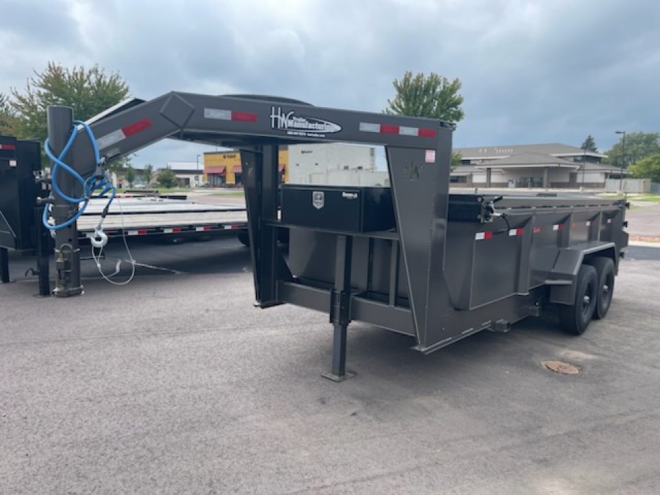 New 2027 H&W 16' GN dump trailer Dump Trailer