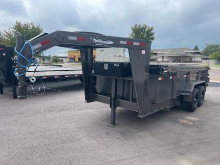 New 2027 H&W 16' GN dump trailer Dump Trailer