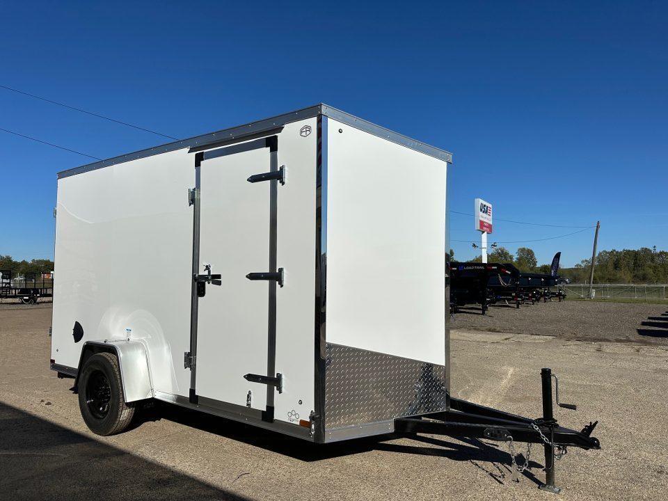New 2027 US Cargo 6x12 V-Nose 3k w/Barn Doors Cargo / Enclosed Trailer