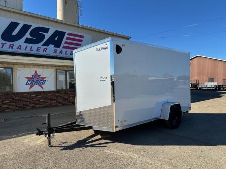 New 2027 US Cargo 6x12 V-Nose 3k w/Barn Doors Cargo / Enclosed Trailer