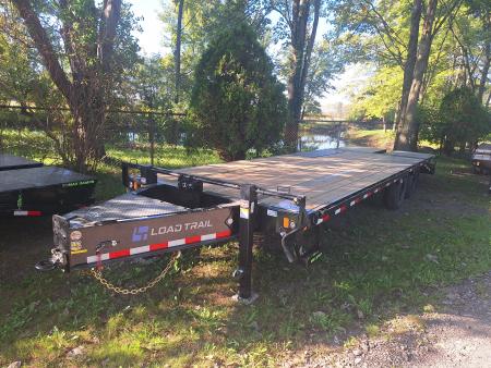 New 2027 Load Trail 102x28 22K Deckover Trailer Tandem Dual W/ Max Ramps