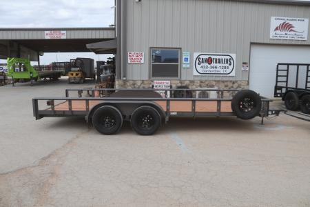 New 2026 Texas Bragg Trailers 83 X18' Extra Wide Pipe Top Utility Trailer