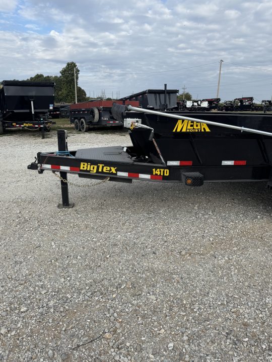 New 2027 Big Tex 83x14 Tandem 15.4K Telescopic Dump w/ 7 Gauge Floor & Slide In Ramps HYDRO JACK SPRING ARM TARP