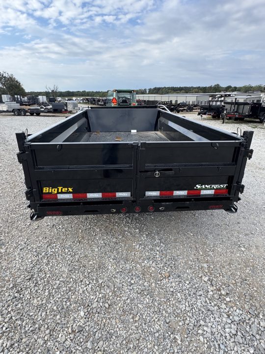 New 2027 Big Tex 83x14 Tandem 15.4K Telescopic Dump w/ 7 Gauge Floor & Slide In Ramps HYDRO JACK SPRING ARM TARP