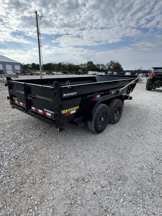 New 2027 Big Tex 83x14 Tandem 15.4K Telescopic Dump w/ 7 Gauge Floor & Slide In Ramps HYDRO JACK SPRING ARM TARP