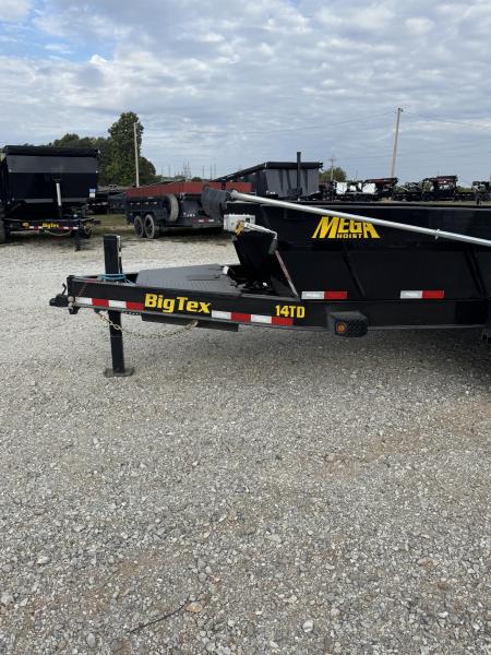 New 2027 Big Tex 83x14 Tandem 15.4K Telescopic Dump w/ 7 Gauge Floor & Slide In Ramps HYDRO JACK SPRING ARM TARP