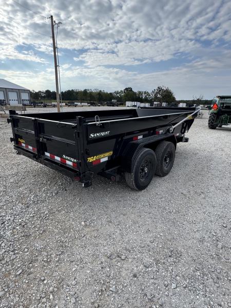 New 2027 Big Tex 83x14 Tandem 15.4K Telescopic Dump w/ 7 Gauge Floor & Slide In Ramps HYDRO JACK SPRING ARM TARP