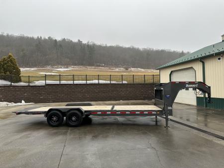 New Diamond C 24' Gooseneck Hydraulic Dampening Tilt (HDT 210)