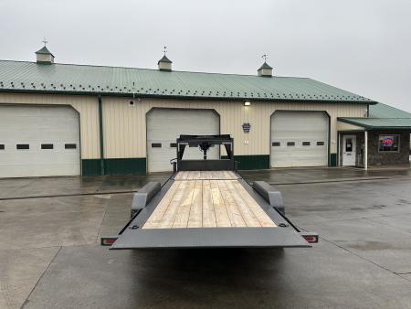 New Diamond C 24' Gooseneck Hydraulic Dampening Tilt (HDT 210)