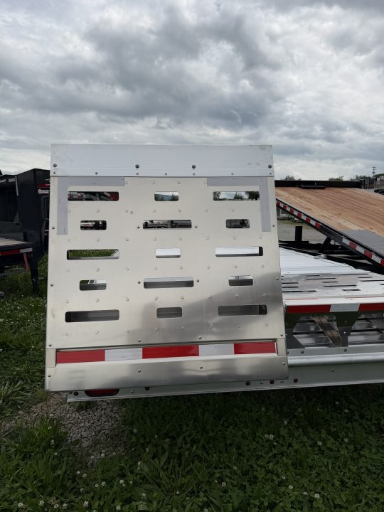 New 2027 EBY 24'6" TRADESMAN Aluminum HD DECKOVER Trailer w/ 50/50 Fold Flat or Stand Up Wedge Ramp w/ 8K AXLES