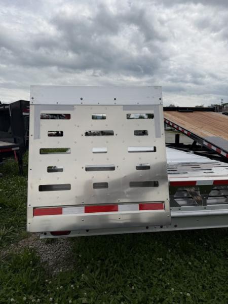 New 2027 EBY 24'6" TRADESMAN Aluminum HD DECKOVER Trailer w/ 50/50 Fold Flat or Stand Up Wedge Ramp w/ 8K AXLES