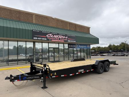 New #395940 2027 LOAD TRAIL CH 24 X 83 TANDEM AXLE 14K EQUIPMENT HAULER W/ MAX RAMPS