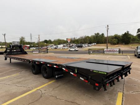 New #391646 2027 LOAD TRAIL GP 36 X 102 DUAL TANDEM LOW-PRO 30K GOOSENECK W/ UNDER FRAME BRIDGE & PIPE BRIDGE