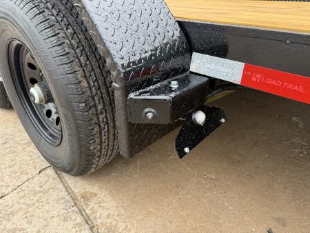 New #013543 2027 LOAD TRAIL CH 20 X 83 TANDEM AXLE 10K WOOD FLOOR CAR HAULER W/ SLIDE IN RAMPS