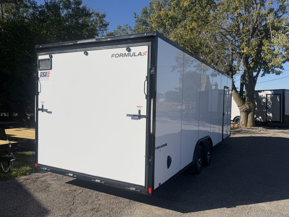 New 2027 8.5 x 24 Formula Conquest Enclosed Trailer 10k GVW 7ft interior - BLACK OUT TRIM