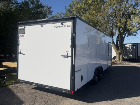New 2027 8.5 x 24 Formula Conquest Enclosed Trailer 10k GVW 7ft interior - BLACK OUT TRIM
