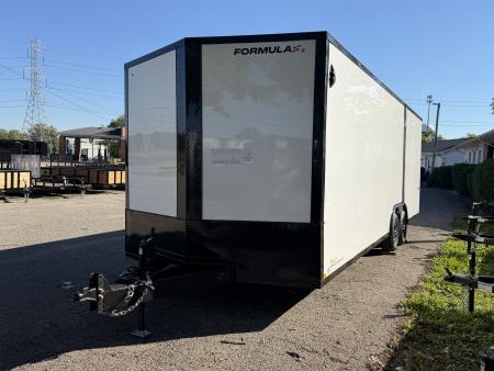 New 2027 8.5 x 24 Formula Conquest Enclosed Trailer 10k GVW 7ft interior - BLACK OUT TRIM
