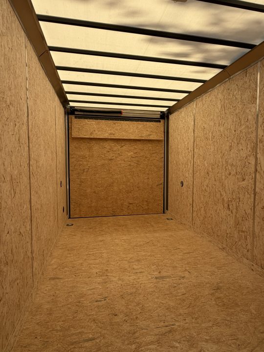 New 2027 FORMULA TRAILERS 7 x 16 Cargo / Enclosed Trailer with 7ft Interior with Ramp Door - UPGRADED MODEL - BLACK OUT