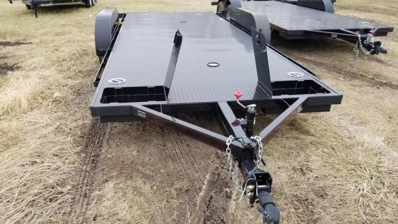New 2027 Kwik Load Trailers 7x18 Steel Texas Rollback Open Auto Hauler / Racing Trailer