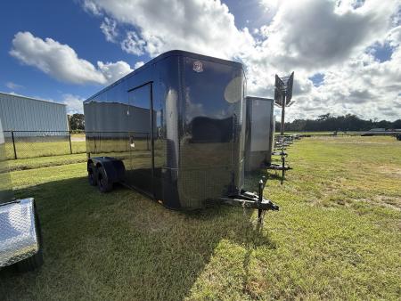 New 2027 Arising 7 X 16 TA POLY Cargo / Enclosed Trailer
