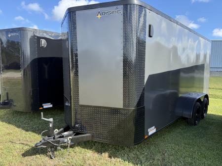 New 2027 Arising 7 X 16 TA POLY Cargo / Enclosed Trailer