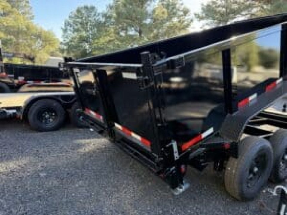 New 2027 Top Hat Trailers 14X83" DE14 3' Sides Dump Trailer