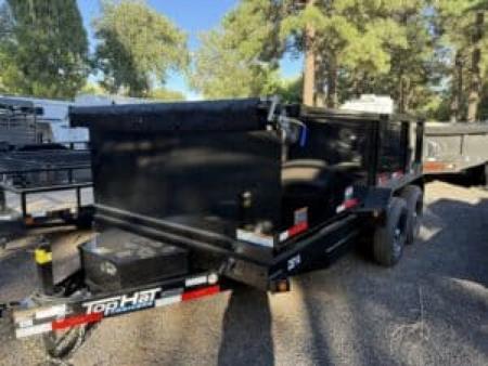 New 2027 Top Hat Trailers 14X83" DE14 3' Sides Dump Trailer