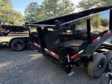 New 2027 Top Hat Trailers 14X83" DE14 3' Sides Dump Trailer