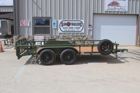 New 2026 Texas Bragg Trailers 77 X14' Pipe Top Utility Trailer Utility Trailer