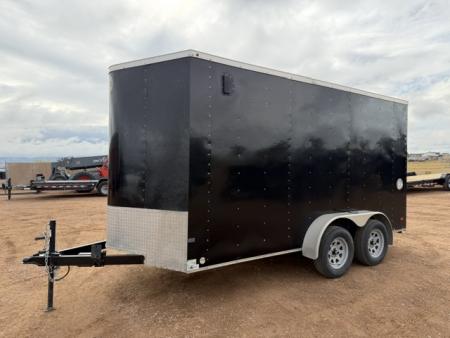 Used 2016 Wells Cargo 7x14 Cargo / Enclosed Trailer- 7K