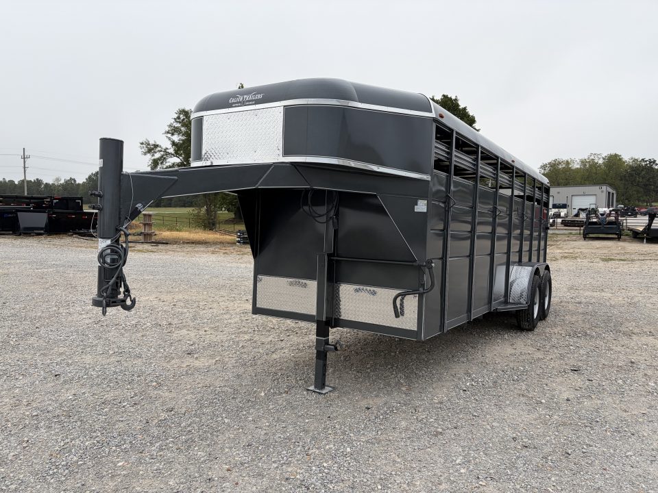 New 2026 Calico Trailers GN 6X20X6'6" 12000 GVWR Stock / Stock Combo Trailer