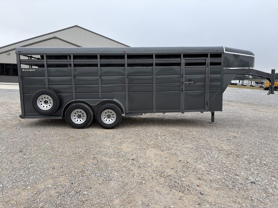 New 2026 Calico Trailers GN 6X20X6'6" 12000 GVWR Stock / Stock Combo Trailer